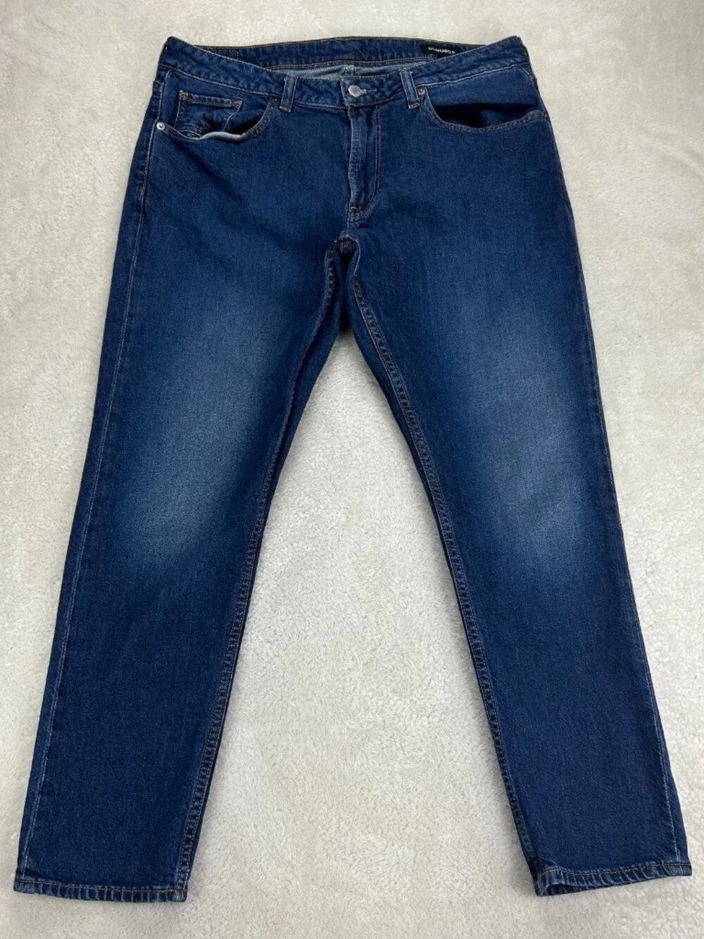 Bonobos Athletic Jeans Mens 34x30 Blue Low Rise Classic Stretch Straight Leg